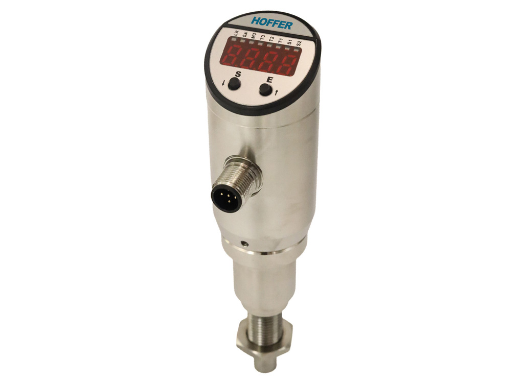 HRG1000 Series meter with HPDE-D display and M12 connector